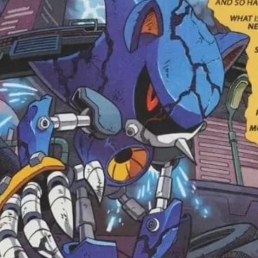 🤖 Стикер «Metal Sonic» для Telegram