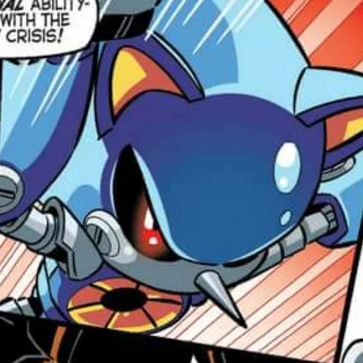 😡 Стикер «Metal Sonic» для Telegram