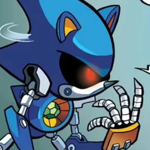 🤖 Стикер «Metal Sonic» для Telegram