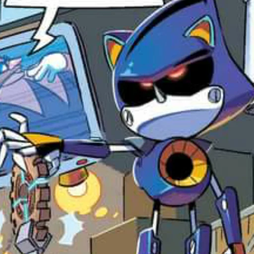 😑 Стикер «Metal Sonic» для Telegram