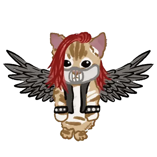 😀 Стикер «Metal cat» для Telegram