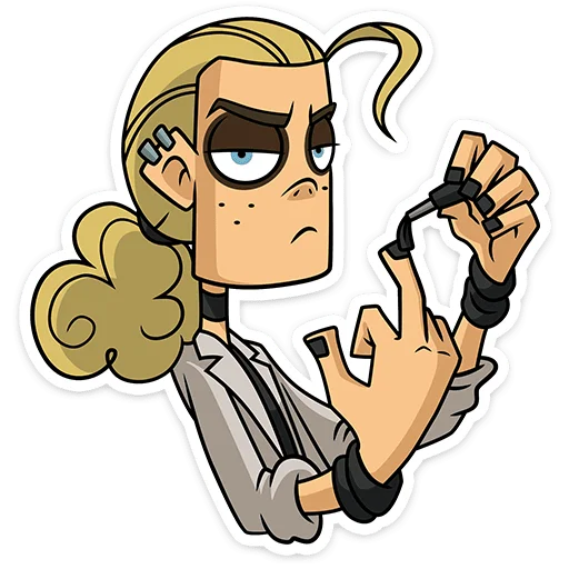 ⭐ Стикер «Ди - Metal Family» для Telegram