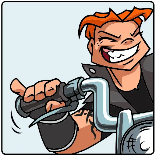 🏍 Эмодзи «Виктория» для Telegram