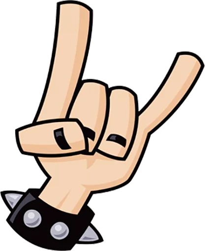 😅 Стикер «MetaL m/» для Telegram
