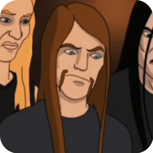 😐 Стикер «Metalocalypse» для Telegram