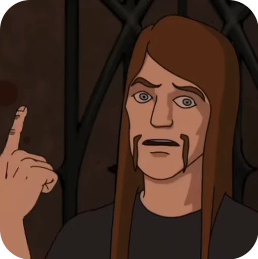 ☝ Стикер «Metalocalypse» для Telegram