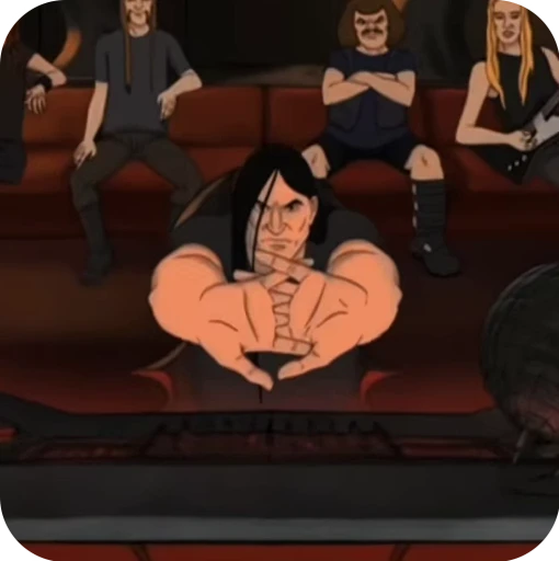 😡 Стикер «Metalocalypse» для Telegram