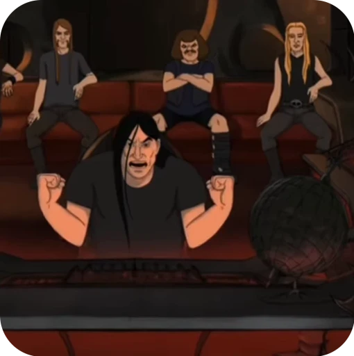 😡 Стикер «Metalocalypse» для Telegram