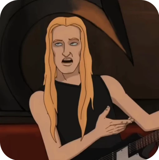 🙄 Стикер «Metalocalypse» для Telegram