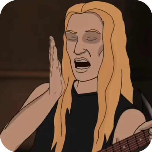 🥱 Стикер «Metalocalypse» для Telegram