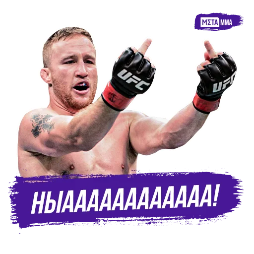 👻 Стикер «Meta MMA UFC» для Telegram