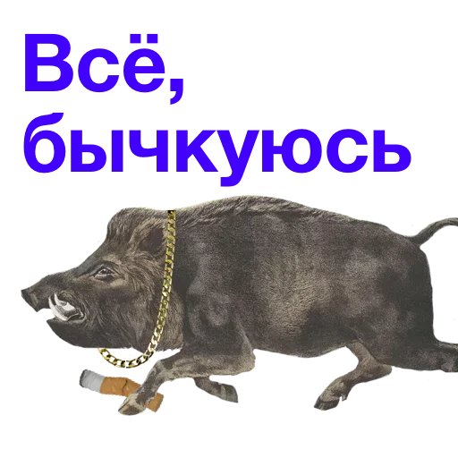 😞 Стикер «Метнулся» для Telegram