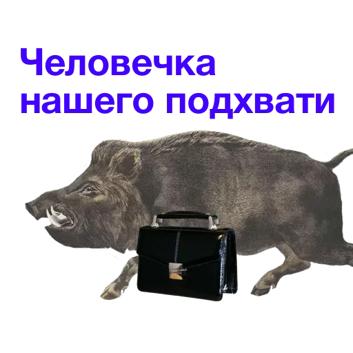 😜 Стикер «Метнулся» для Telegram