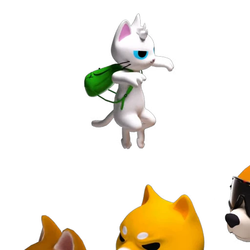 🦮 Стикер «MEW 3D» для Telegram