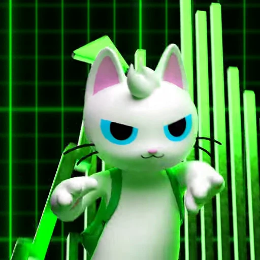 📈 Стикер «MEW 3D» для Telegram