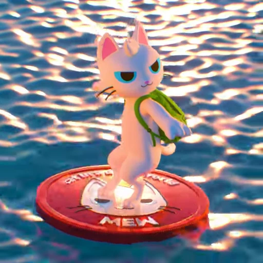 🤪 Стикер «MEW 3D» для Telegram