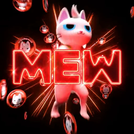 🥳 Стикер «MEW 3D» для Telegram