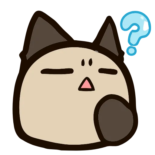 ❔ Эмодзи «Mewha» для Telegram