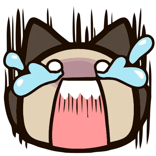 😭 Эмодзи «Mewha» для Telegram