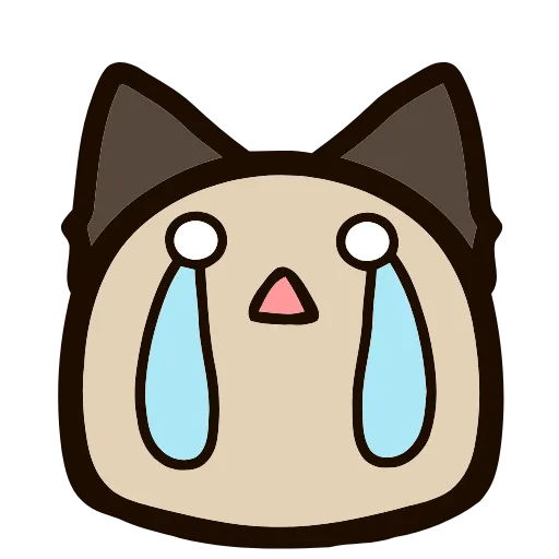 😭 Эмодзи «Mewha» для Telegram