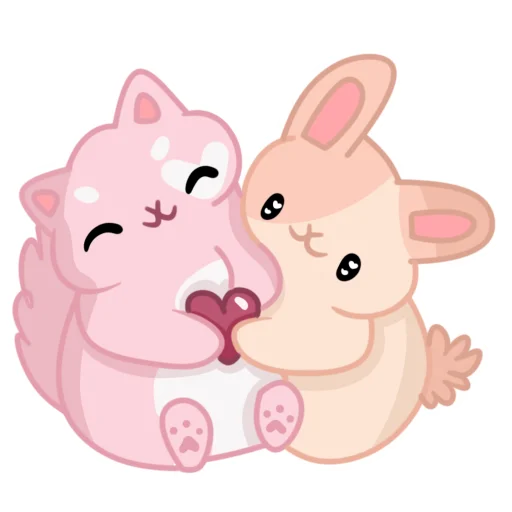 ❤️ Стикер «мяук!» для Telegram