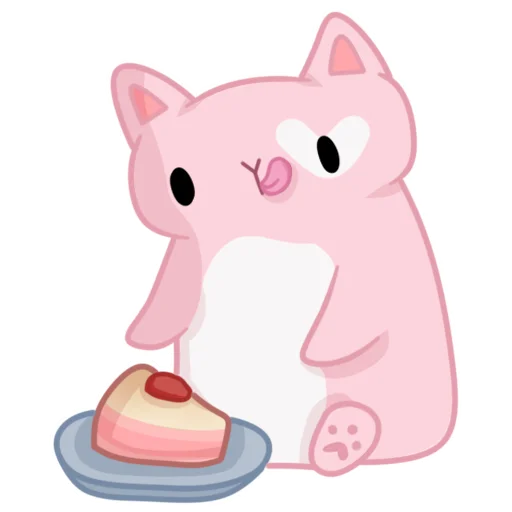 😋 Стикер «мяук!» для Telegram
