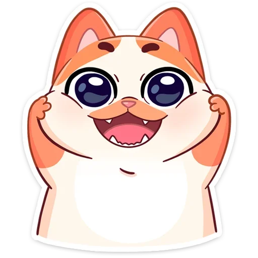Стикерпак Стиль к набору Миу-Мяу. для Telegram