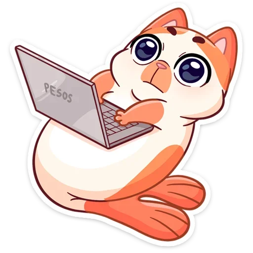 💻 Стикер «Стиль к набору Миу-Мяу.» для Telegram