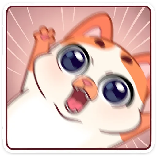 😱 Стикер «Стиль к набору Миу-Мяу.» для Telegram