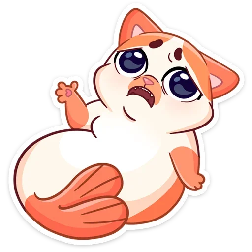 ☹️ Стикер «Стиль к набору Миу-Мяу.» для Telegram