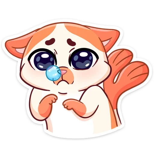😪 Стикер «Стиль к набору Миу-Мяу.» для Telegram