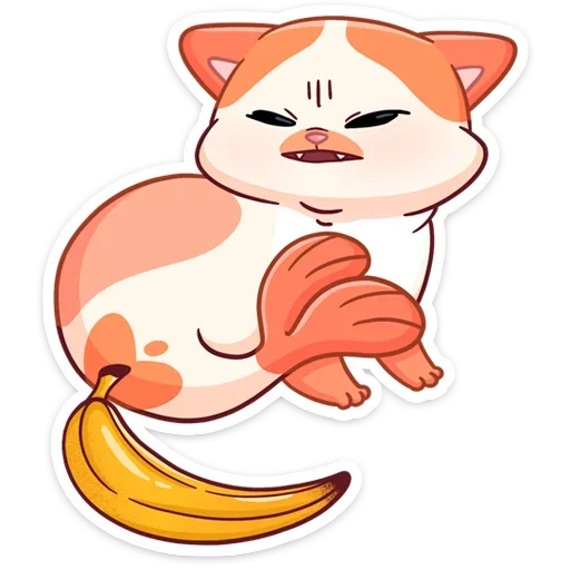 🍌 Стикер «Стиль к набору Миу-Мяу.» для Telegram