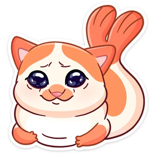 🐟 Стикер «Стиль к набору Миу-Мяу.» для Telegram