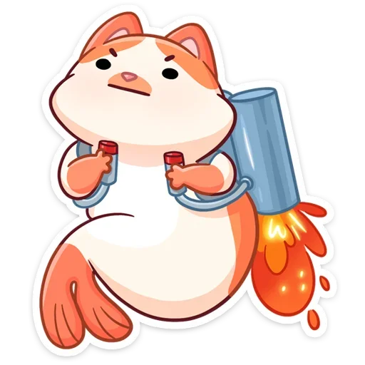 🚀 Стикер «Стиль к набору Миу-Мяу.» для Telegram