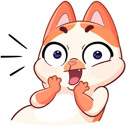 😱 Эмодзи «Миу-Ням» для Telegram