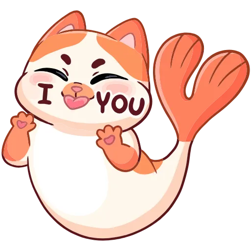😍 Эмодзи «Миу-Ням» для Telegram