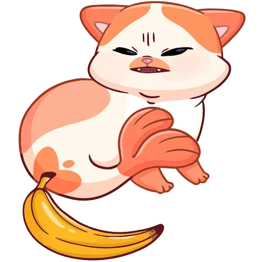 🍌 Эмодзи «Миу-Ням» для Telegram