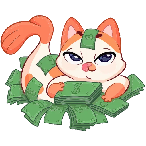 💸 Эмодзи «Миу-Ням» для Telegram