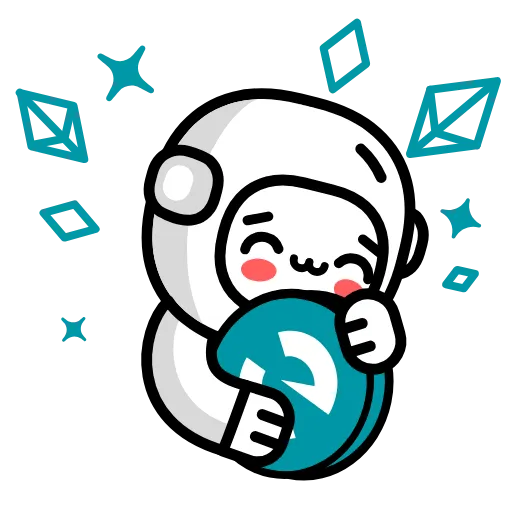 🥰 Стикер «MEW wallet» для Telegram