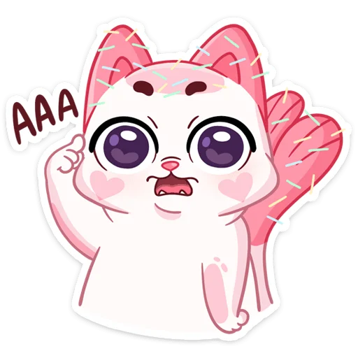 😮 Стикер «Миу-Ням» для Telegram
