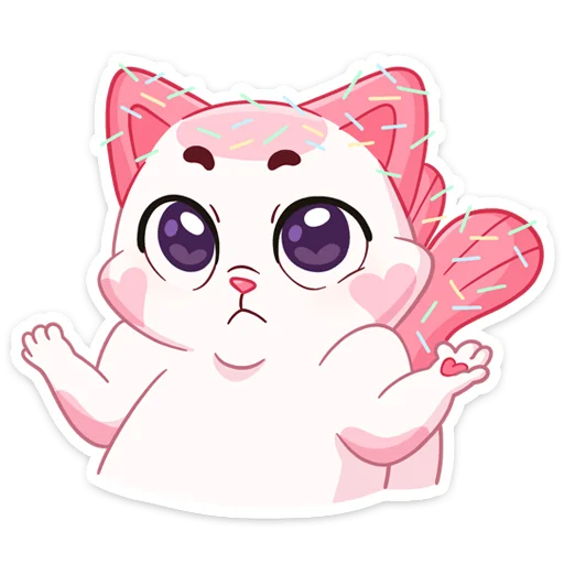 🤷‍♀ Стикер «Миу-Ням» для Telegram
