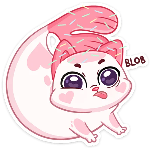 😝 Стикер «Миу-Ням» для Telegram