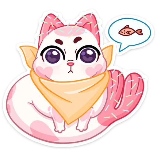 🐟 Стикер «Миу-Ням» для Telegram