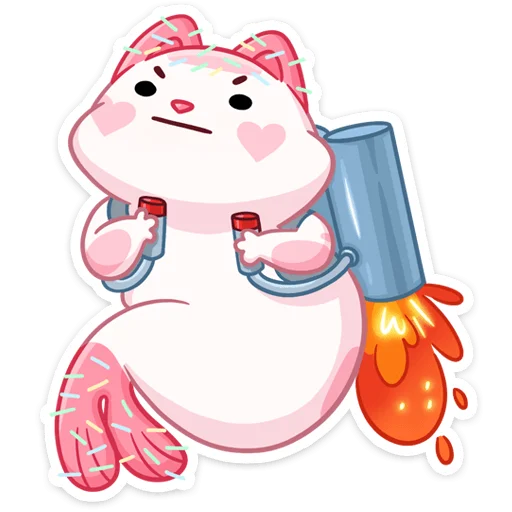🚀 Стикер «Миу-Ням» для Telegram