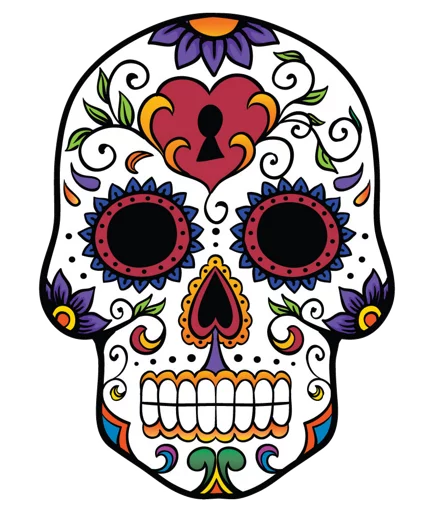 💘 Стикер «Mexican Skulls» для Telegram