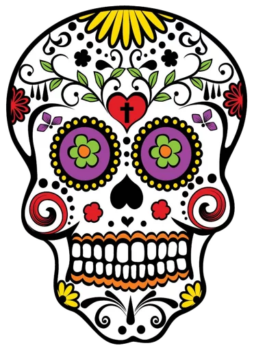 😉 Стикер «Mexican Skulls» для Telegram
