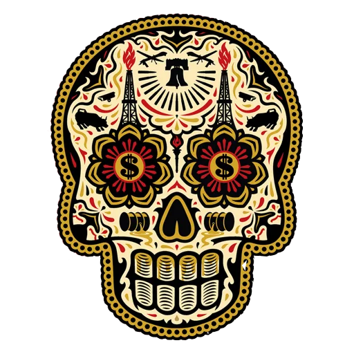 💲 Стикер «Mexican Skulls» для Telegram