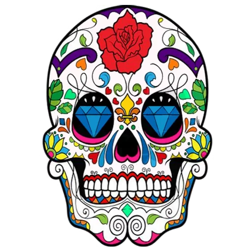 😲 Стикер «Mexican Skulls» для Telegram