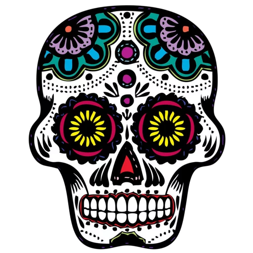 😱 Стикер «Mexican Skulls» для Telegram
