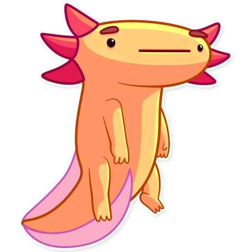 😐 Стикер «Mexican Axolotl» для Telegram